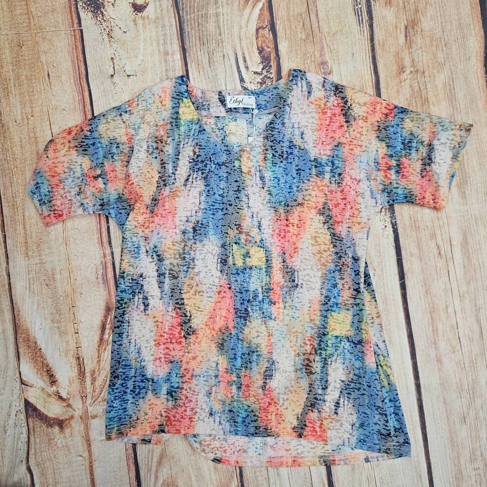NEW ETHYL women's come and go top in multicolor